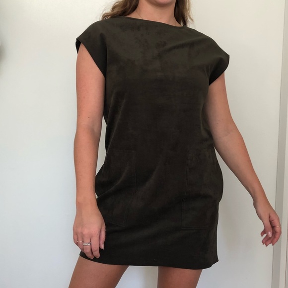 Aritzia Suede Dress - Picture 4 of 5